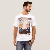 トランプゼレンスキー会議Tシャツ Tシャツ (正面フル)