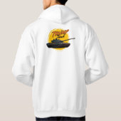 トランプタンクフード付きスウェットシャツ パーカ (裏面)