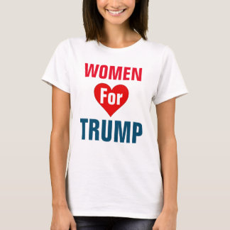 トランプタンク#WomenForTrumpトップ用の女性 Tシャツ