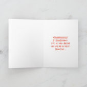 トランプタントラム誕生日カード カード (内部)