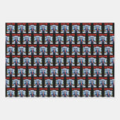 トランプダディスホームホワイトハウス共和党ギフト ラッピングペーパーシート (正面2)