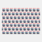 トランプダディスホームホワイトハウス共和党ギフト ラッピングペーパーシート (正面)