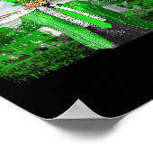 トランプダディズホームホワイトハウスおもしろいトランプセント ポスター (角)