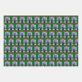 トランプダディズホームホワイトハウスギフトラップ ラッピングペーパーシート (正面2)