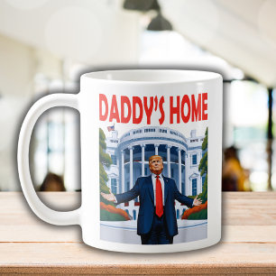 トランプダディズホームホワイトハウスギフト コーヒーマグカップ