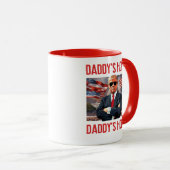 トランプダディズホームホワイトハウス2024 マグカップ (正面右)