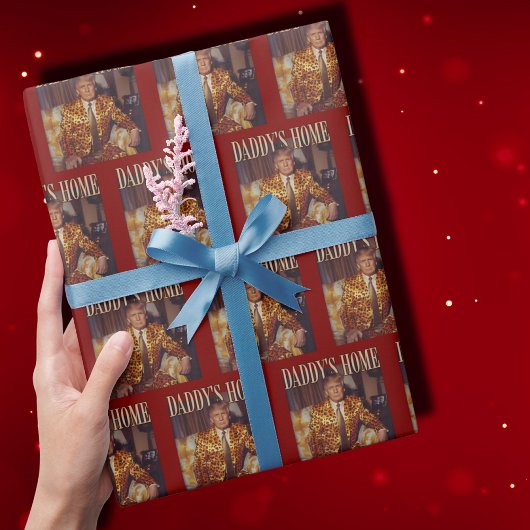 トランプダディズホームホワイトハウス | 切り札ギフト ラッピングペーパー