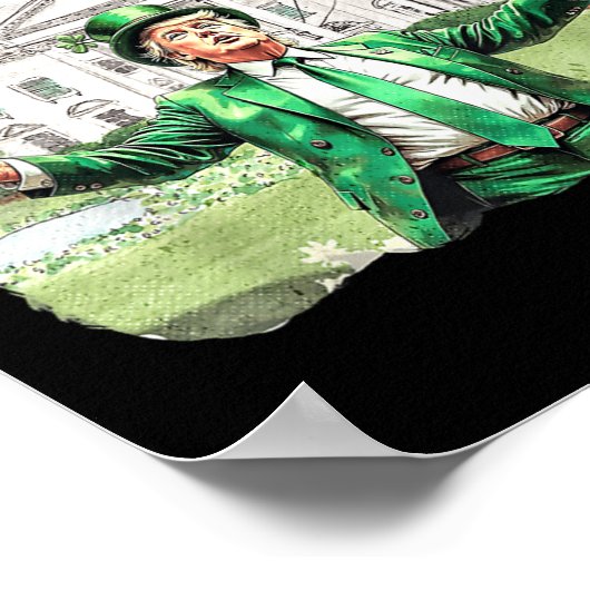 トランプダディズホームホワイトハウスSt patricks day2025 ポスター (角)