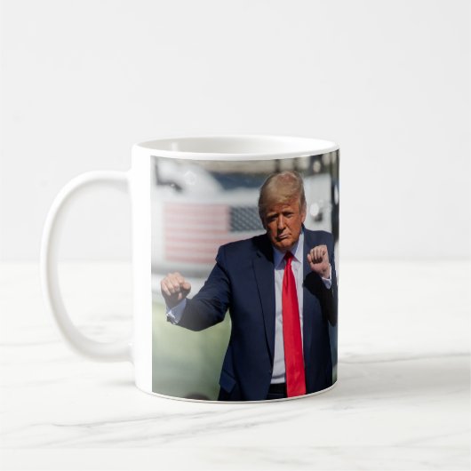 トランプダンおもしろいス コーヒーマグカップ (左)