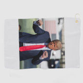 トランプダンおもしろいス ゴルフタオル (横)