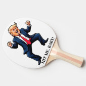 トランプダンスが当たったベビー! 卓球ラケット (横)