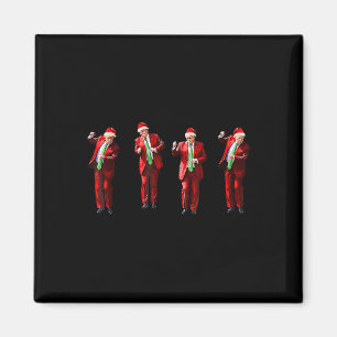 トランプダンスサンタクロースクリスマスパジャマスホール マグネット