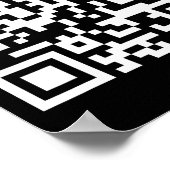 トランプダンストロールQrおもしろい社長トランプダンスC ポスター (角)