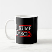 トランプダンス2024トランプVance共和党おもしろいポリ コーヒーマグカップ (左)