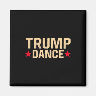 トランプダンス2024 Qr 4547トランプおもしろい踊りコード マグネット