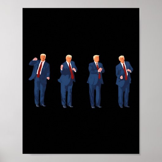 トランプダンス 4th Of July トランプ 2025 ポスター (正面)