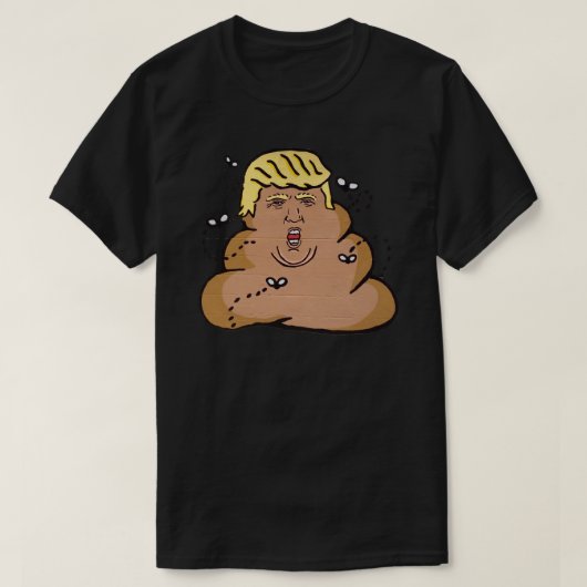 トランプダンプ – グラフィティスタイルデカールドナルドトランプスティ Tシャツ (デザイン正面)