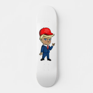 トランプチビ(小さくかわいく書いた感じ)スケートボード スケートボード