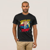 トランプティーで大きく勝利 Tシャツ (正面フル)