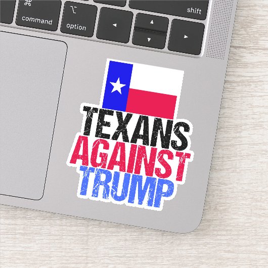 トランプテキサス州民主党ラップトップに対するTexans シール (詳細)