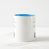 トランプテリおもしろいックおじいちゃんコーヒーマグコーヒーカップ ツートーンマグカップ (中央)