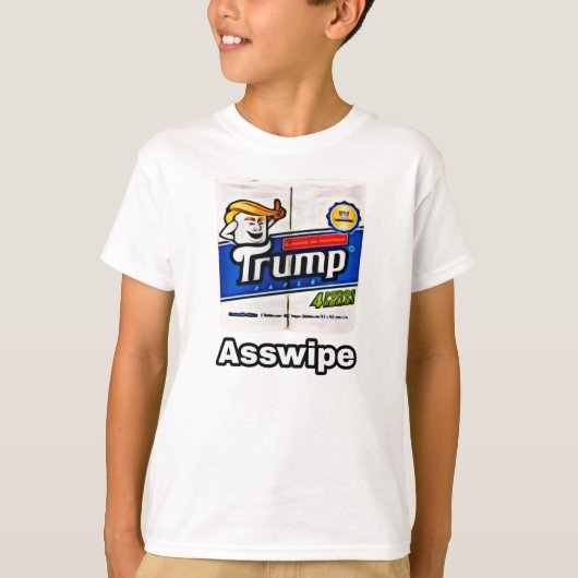 トランプトイレ紙 Tシャツ (正面)