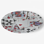 トランプトランプのポーカーゲームクイーンキング ペーパープレート (アングル)