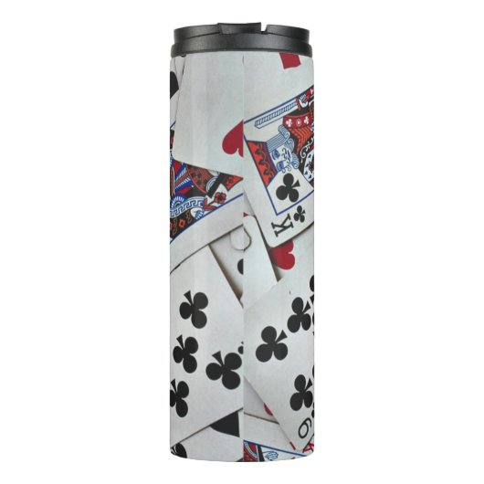 トランプトランプのポーカーゲームズクイーンキング タンブラー (裏面)