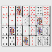 トランプトランプのポーカーユークレギフトラップ ラッピングペーパー (フラット)