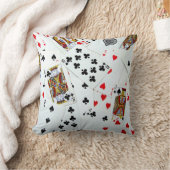 トランプトランプゲーム部屋のトランプのポーカー夜クッション クッション (ブランケット)