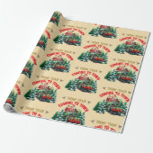 トランプトレイン来の町クリスマスマガへ ラッピングペーパー (アンロールド)