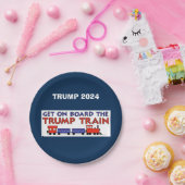トランプトレイン紙プレート ペーパープレート (パーティー)