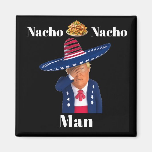 トランプナチナチマンマグネット マグネット (正面)