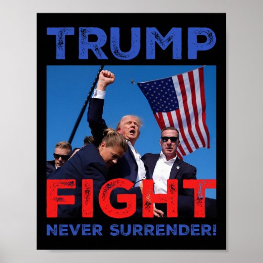 トランプネーションティードナルドトランプ射撃、 発砲戦いTrum ポスター (正面)