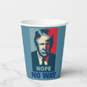 トランプノペノーウェイ紙カップ 紙コップ (裏面)