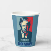 トランプノペノーウェイ紙カップ 紙コップ (正面)