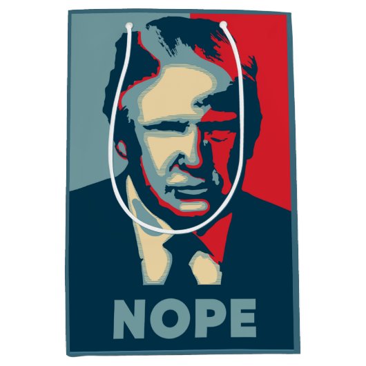 トランプノペ抱き枕 ミディアムペーパーバッグ (正面)