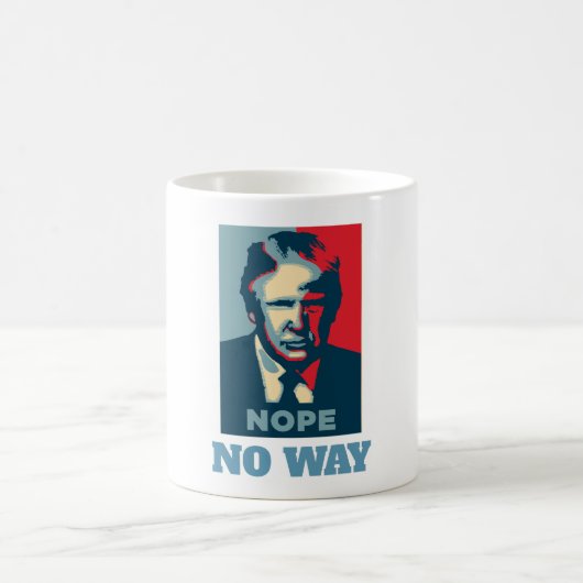 トランプノーペノーウェイコーヒーマグ コーヒーマグカップ (中央)