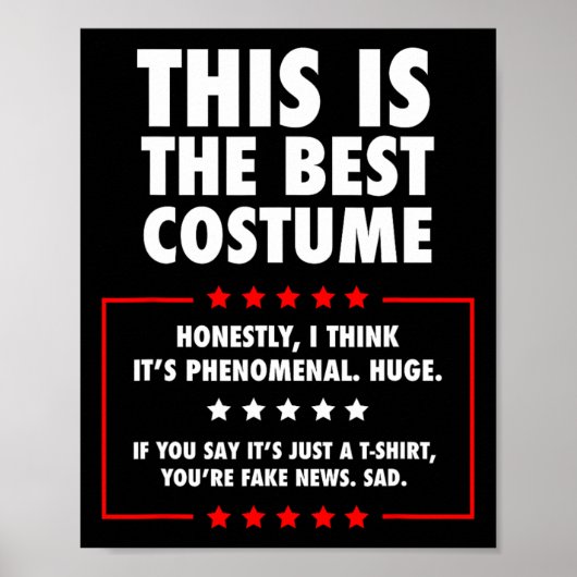 トランプハロウィーンの衣装 ポスター (正面)