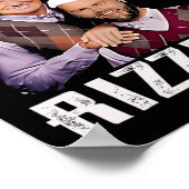 トランプバおもしろいンススキビディリッツマスクリスマスメークG ポスター (角)