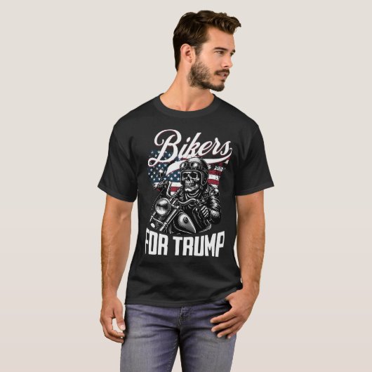 トランプバイクもしくは自転車に乗る人 Tシャツ (正面フル)