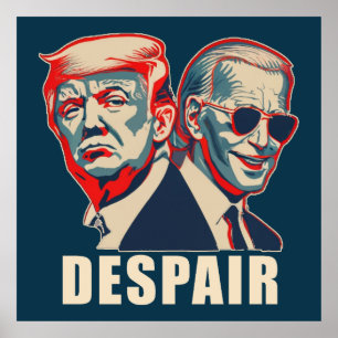 トランプバイデン氏絶望2024 ポスター