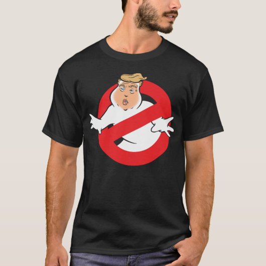 トランプバスターズおもしろい幽霊アンチ – トランプハロウィーン Tシャツ (正面)