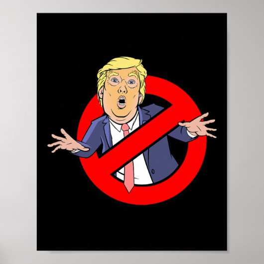トランプバスターズのレジストシャツ ポスター (正面)