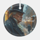 トランプバフンバグ ガラスオーナメント (正面)