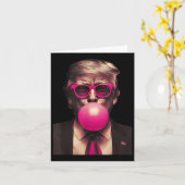 トランプバブルガムピンク2 カード (黄色い花)