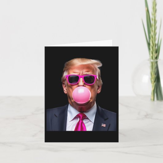 トランプバブルガムピンク カード (正面)