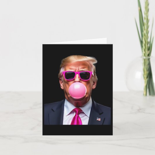 トランプバブルガムピンク カード (正面)