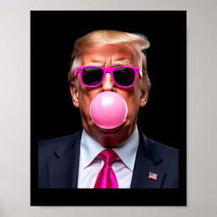 トランプバブルガムピンク ポスター