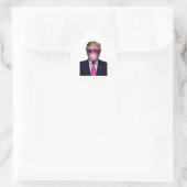 トランプバブルガムピンク ラウンドシール (バッグ)